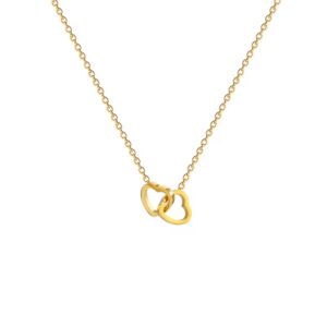 AURA Linked Hearts Necklace