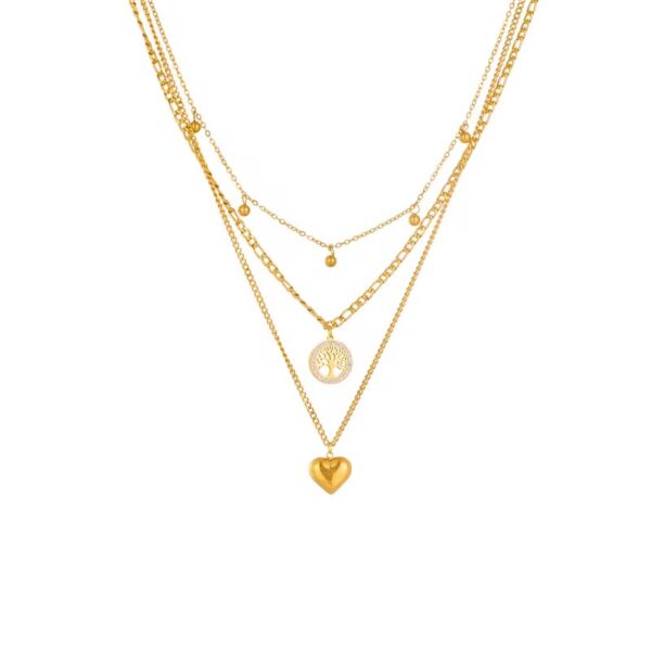 Triple Layered Tree of Life Necklace
