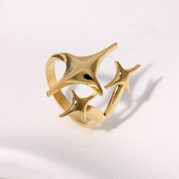 Celestial Star Cluster Ring