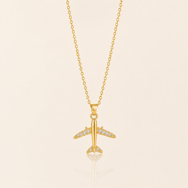 The Wanderlust Airplane Necklace