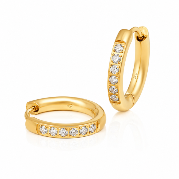 The Pavé Hoop Earrings