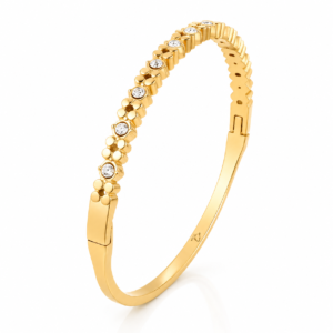 The Petal Crystal Bangle